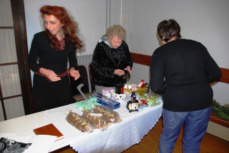 Příprava bazaru - adventní odpoledne